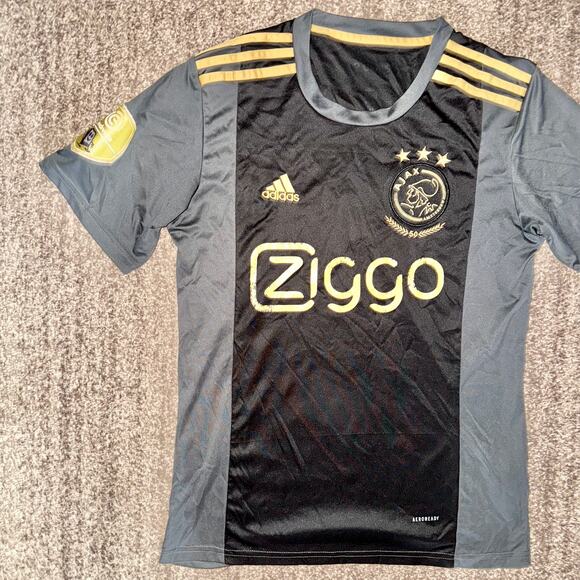 Ajax Adidas 20/21 3rd Jersey 50th Anniversary European Cup Win Soccer Jersey - Picture 8 of 12